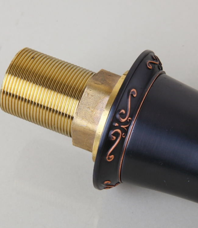 Rene Houtman Sierlijke Bronzen Wastafelkraan - H200 MM