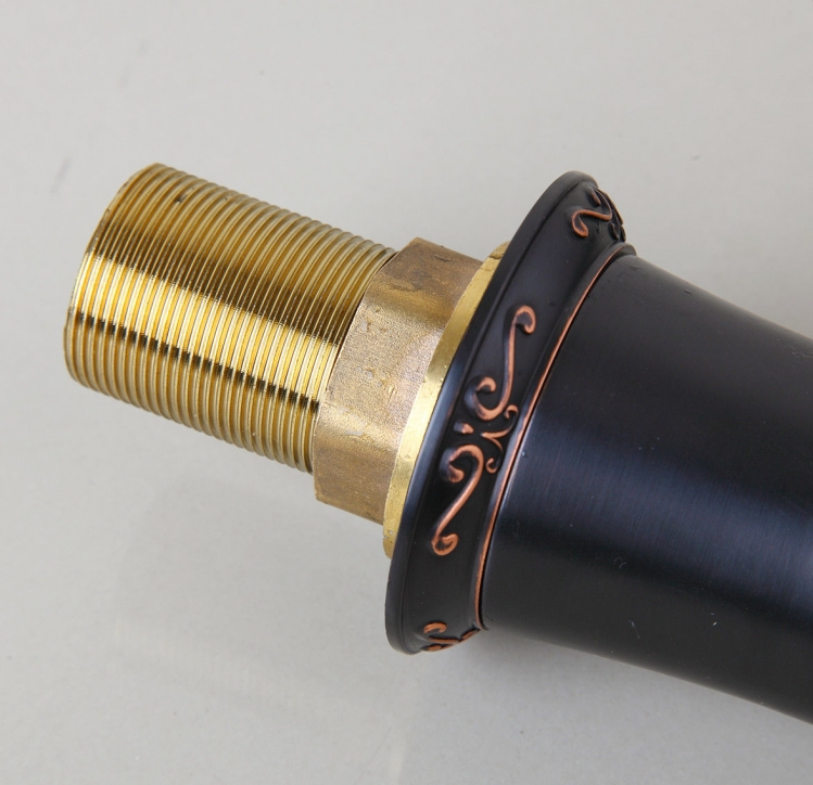 Rene Houtman Sierlijke Bronzen Wastafelkraan - H200 MM