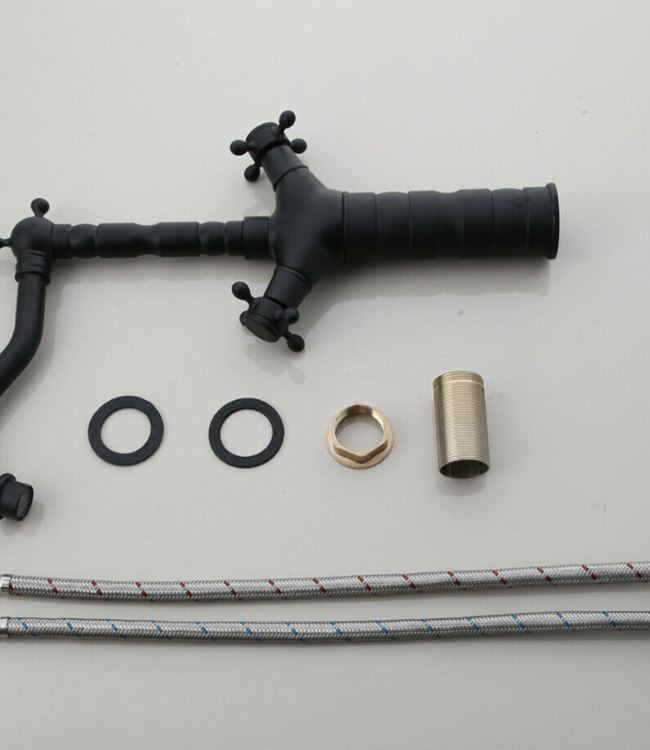 Rene Houtman Hoge Zwarte Opzetkraan - H385 MM