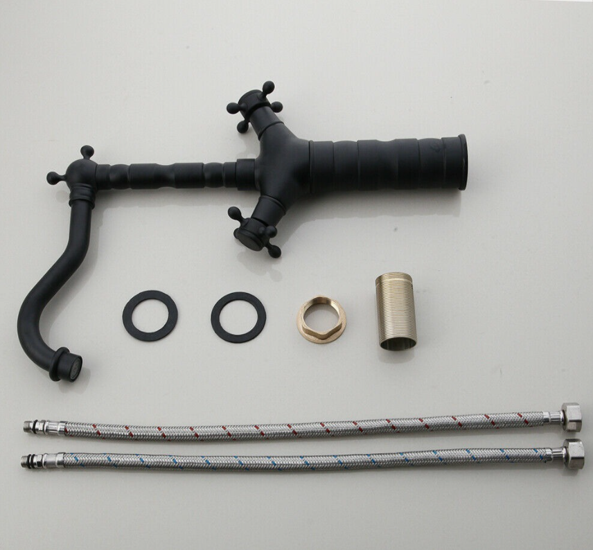 Rene Houtman Hoge Zwarte Opzetkraan - H385 MM
