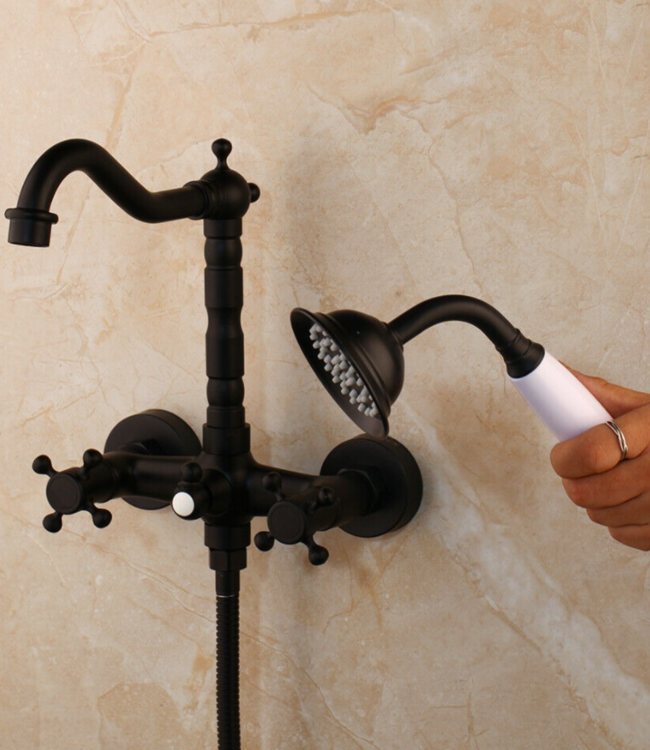 Rene Houtman Kraan Met Handdouche - Mat Zwart