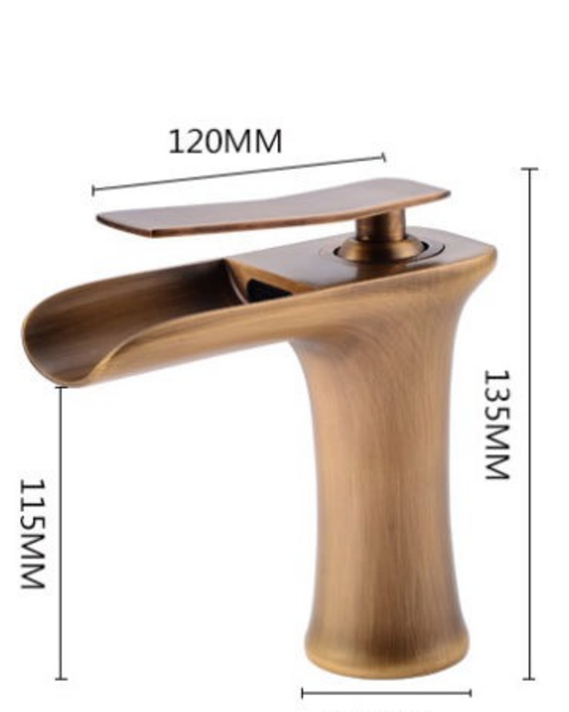 Rene Houtman Watervalkraan Brons - H135 MM