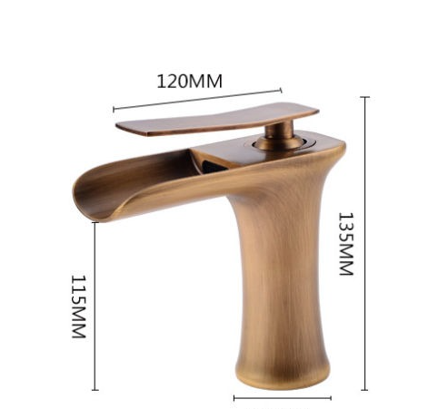 Rene Houtman Watervalkraan Brons - H135 MM