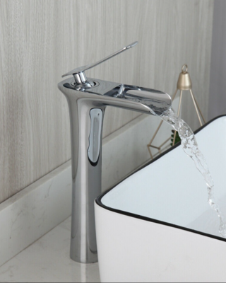 Rene Houtman Elegante Chroom Watervalkraan - H28 cm