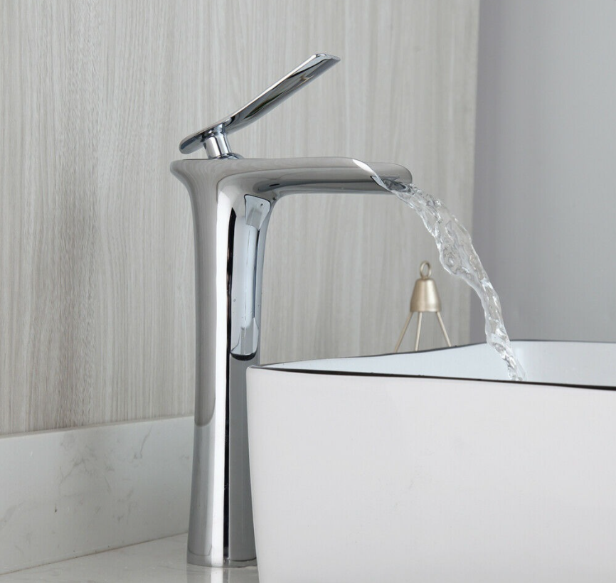 Rene Houtman Elegante Chroom Watervalkraan - H28 cm