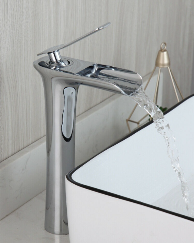 Rene Houtman Elegante Chroom Watervalkraan - H28 cm