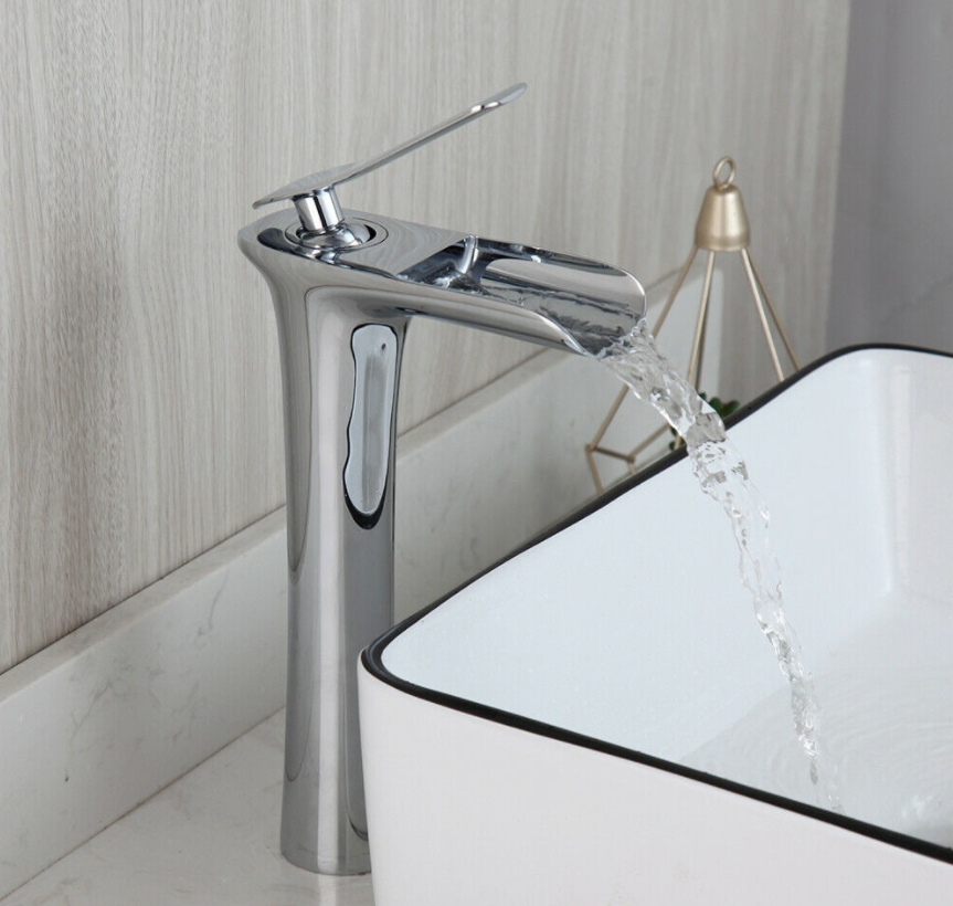 Rene Houtman Elegante Chroom Watervalkraan - H28 cm