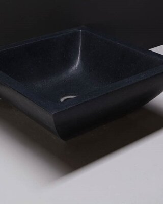 Forzalaqua Siracusa Waskom - Graniet Gezoet - 40x40x15 cm