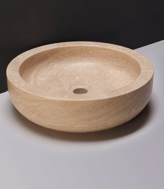 Forzalaqua Verona Waskom - Travertin Gezoet