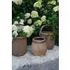 Vismand Oud Riet Vergrijsd - L40 x B28 cm