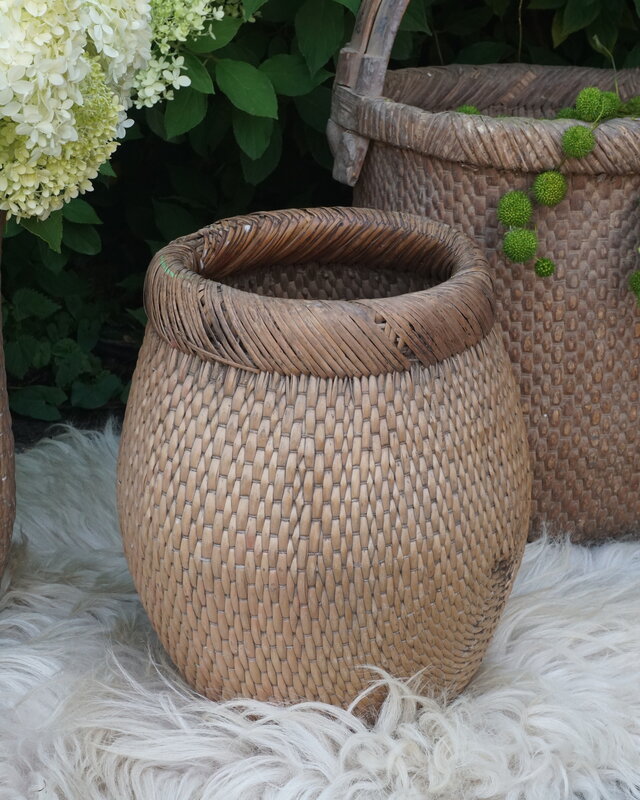 Rene Houtman Vismand Oud Riet Vergrijsd - L40 x B28 cm