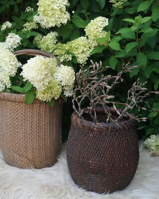 Rene Houtman Vismand Oud Riet Vergrijsd - L36 x B31 cm