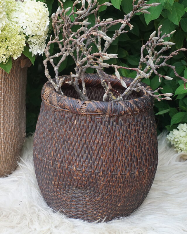 Rene Houtman Vismand Oud Riet Vergrijsd - L36 x B31 cm