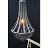 Kroonluchter Bert Hout Large L78 + Fitting En Ketting