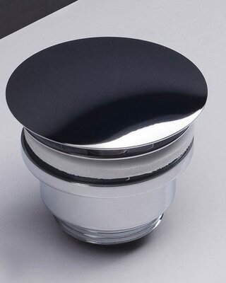 Forzalaqua Altijd Open Afvoerplug - Chroom 5/4" - 62 mm