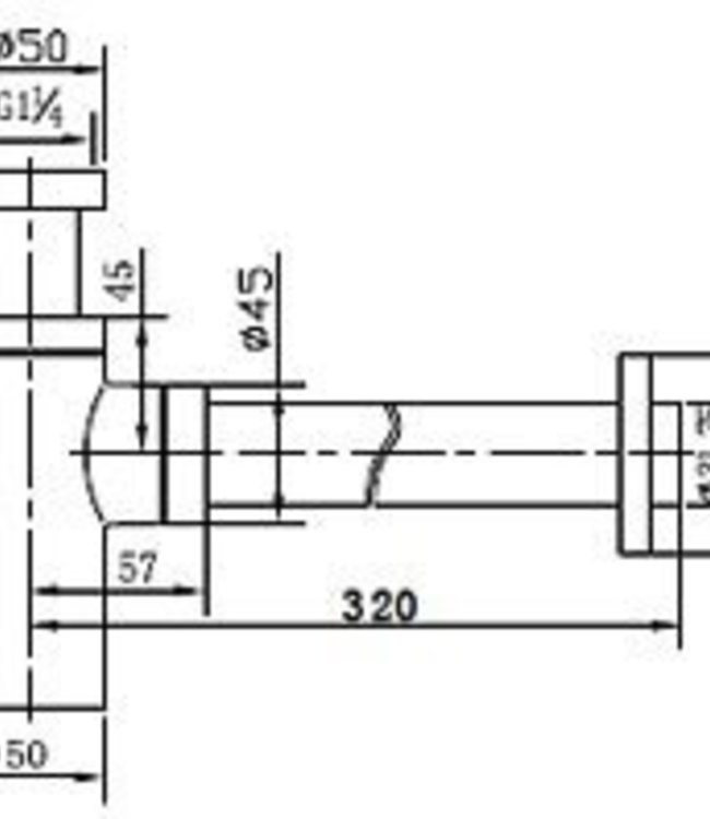 Forzalaqua Design Sifon - Meerdere Kleuren