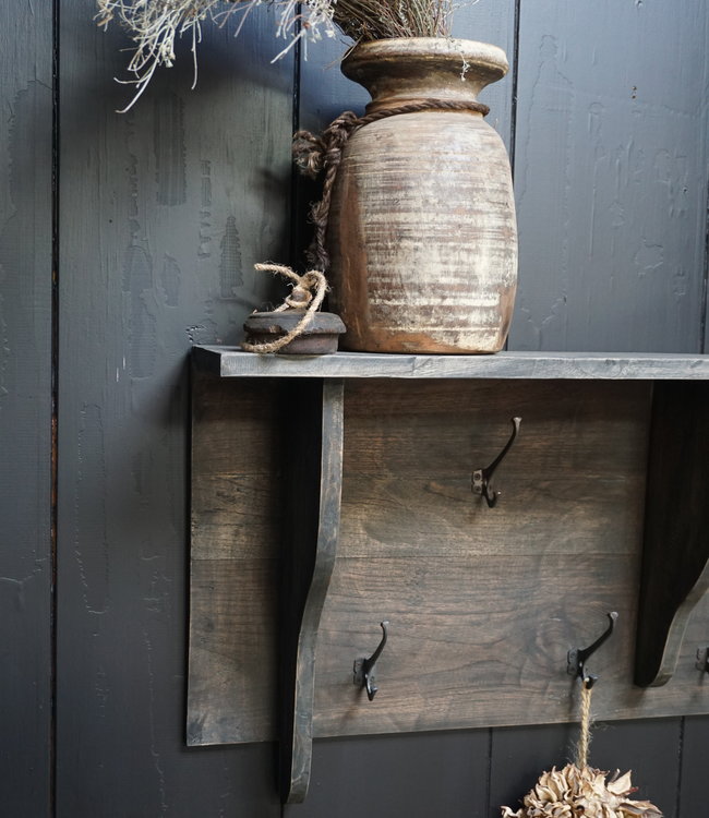 Rene Houtman Kapstok Oud Hout Vergrijsd L100 x H48 cm