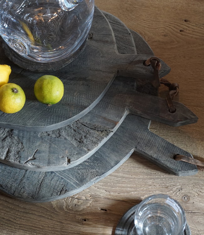 Rene Houtman Onderzetters Hout In Houder (set 6 stuks)