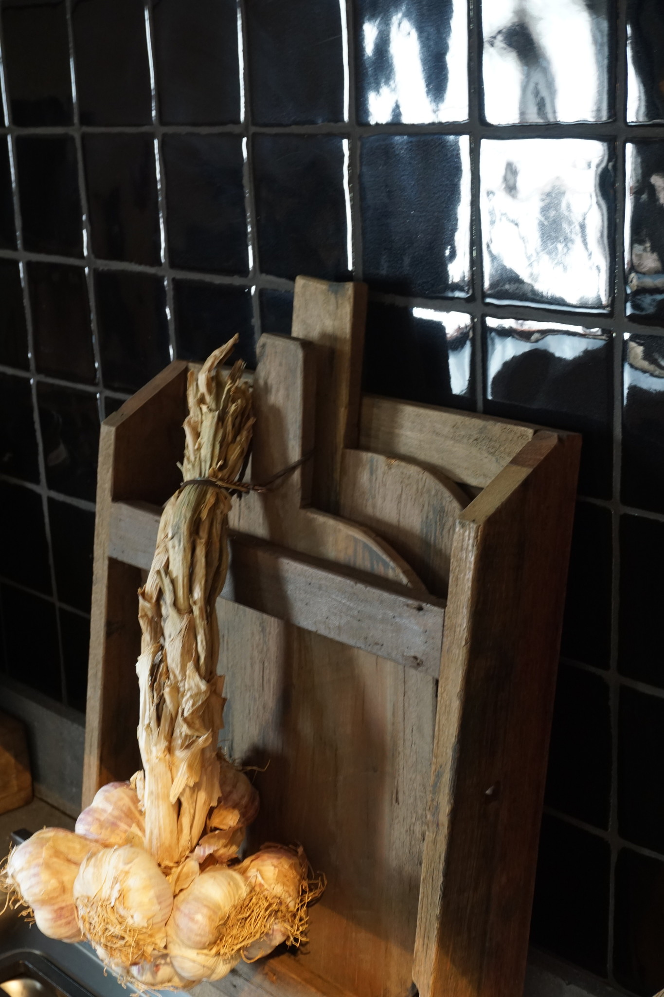Rene Houtman Broodplanken In Houder Serveerplank Borrelplank Snijplank - Set Van 2 - L42 cm