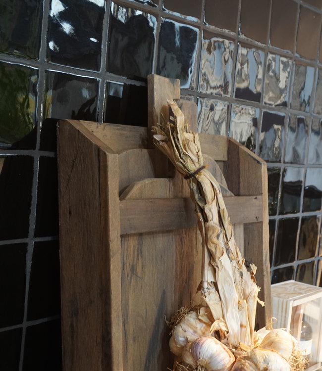 Rene Houtman Broodplanken In Houder Serveerplank Borrelplank Snijplank - Set Van 2 - L42 cm