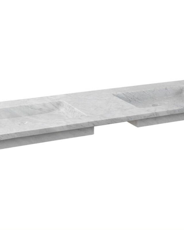 Forzalaqua Nova Doppio Wastafel - 160,5x51,5x9,5 cm