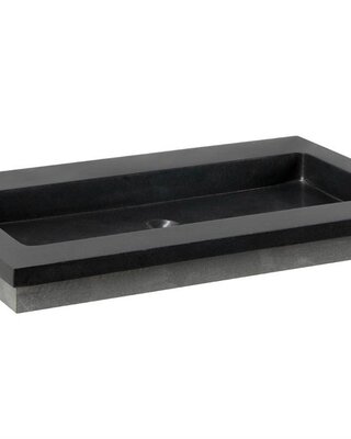Forzalaqua Nova Wastafel Graniet Gezoet - 80,5x51,5x9,5 cm