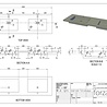Forzalaqua Nova Doppio Wastafel - Graniet Gezoet - 160,5x51,5x9,5 cm Forzalaqua Nova Doppio Wastafel - Graniet Gezoet - 160,5x51,5x9,5 cm
