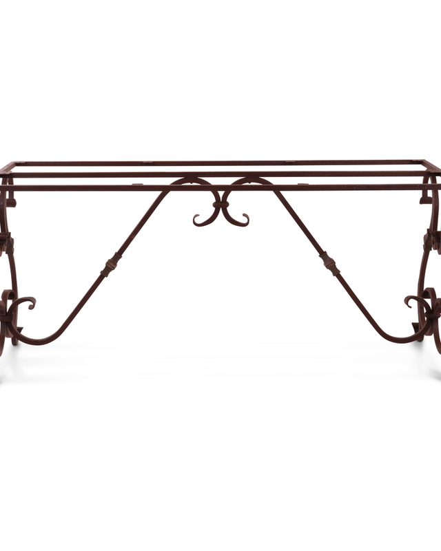Rene Houtman IJzeren Tafelonderstel Krulpoten Tuintafel 170 x 70 cm