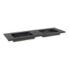 Nova Doppio Wastafel - Graniet Gezoet & Gebrand - 160,5x51,5x9,5 cm