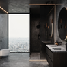 Forzalaqua Badkamermeubel - Black Oiled - Verschillende Formaten - Inclusief Wastafel Forzalaqua Badkamermeubel - Black Oiled - Verschillende Formaten - Inclusief Wastafel