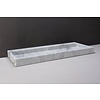 Palermo Wastafel - Carrara Gepolijst - 100,5x51,5x9 cm