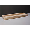 Palermo Wastafel - Travertin Gezoet - 120,5x51,5x9 cm