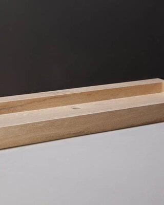 Forzalaqua Palermo Wastafel - Travertin Gezoet - 120,5x51,5x9 cm