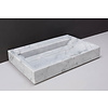 Bellezza Wastafel - Carrara Gepolijst - 80,5x51,5x9 cm