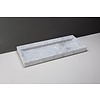Bellezza Wastafel - Carrara Gepolijst - 120,5x51,5x9 cm