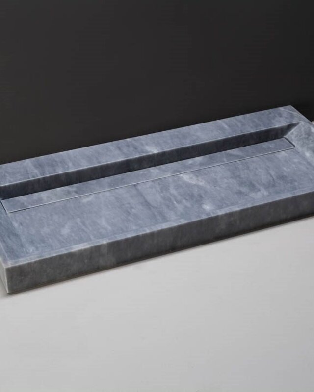 Forzalaqua Bellezza Wastafel - Cloudy Marmer Gezoet - 100,5x51,5x9 cm