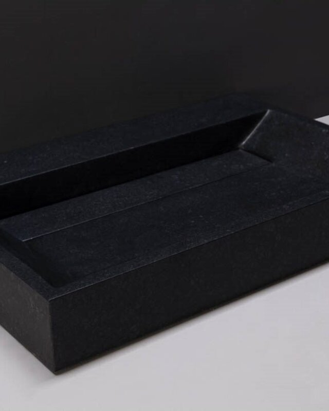 Forzalaqua Bellezza Wastafel - Graniet Gezoet - 60x40x9 cm