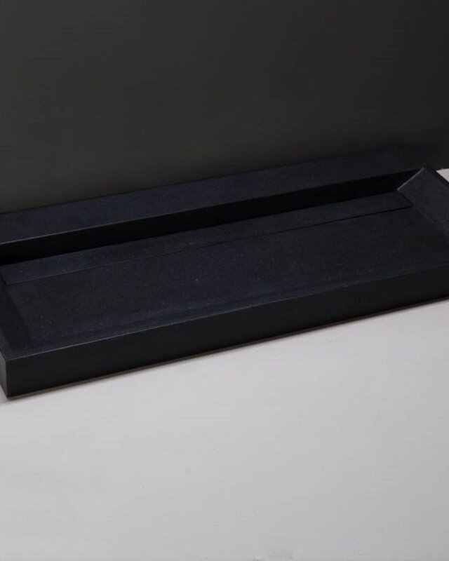 Forzalaqua Bellezza Wastafel - Graniet Gezoet - 120,5x51,5x9 cm