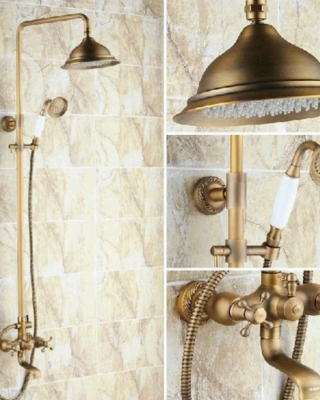 Rene Houtman Opbouw Douche-set - Brons