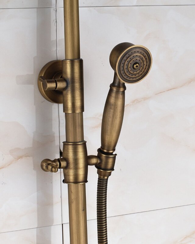 Rene Houtman Thermostatische Bronzen Opbouw Douche