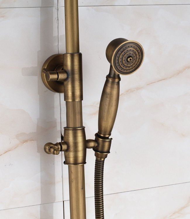 Rene Houtman Thermostatische Bronzen Opbouw Douche