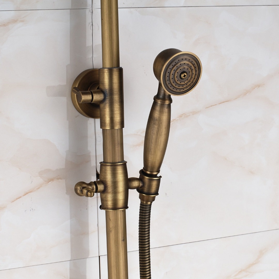 Rene Houtman Thermostatische Bronzen Opbouw Douche