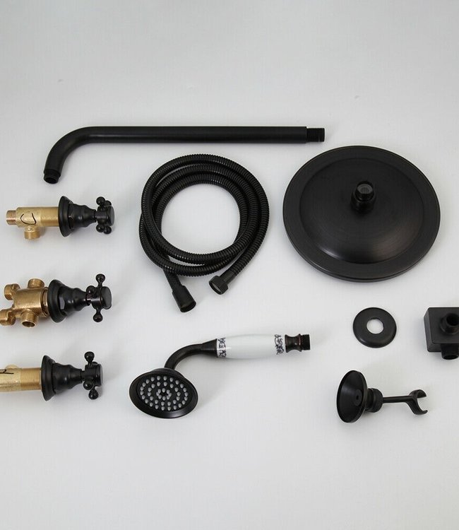 Rene Houtman Olie Bronzen Inbouw Douche