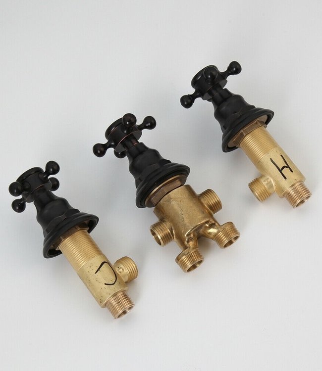 Rene Houtman Olie Bronzen Inbouw Douche