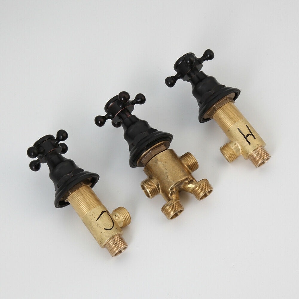 Rene Houtman Olie Bronzen Inbouw Douche
