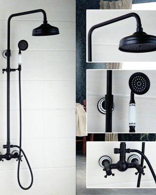 Rene Houtman Retro Opbouw Douche - Olie Brons