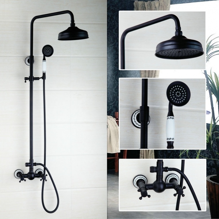 Rene Houtman Retro Opbouw Douche - Olie Brons
