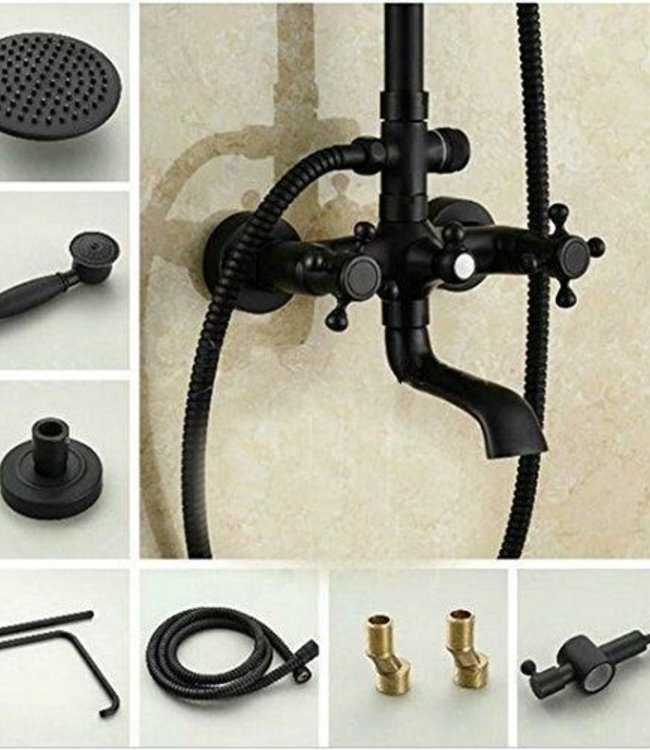 Rene Houtman Antieke Olie Bronzen Douche-set