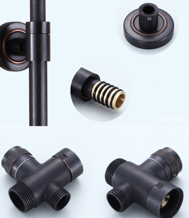 Rene Houtman Antieke Olie Bronzen Douche-set