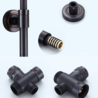 Rene Houtman Antieke Olie Bronzen Douche-set Rene Houtman Antieke Olie Bronzen Douche-set